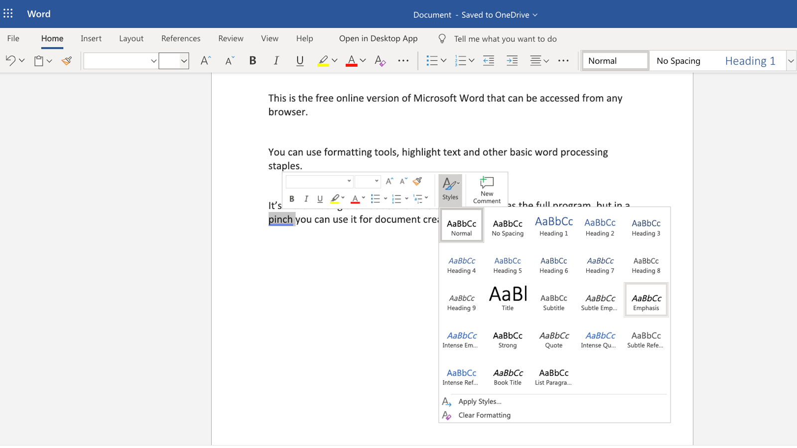download word excel free for mac